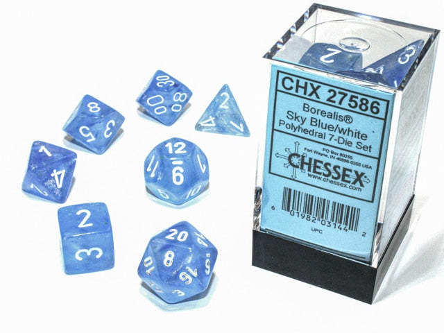 BOREALIS 7-DIE SET SKY BLUE/WHITE LUMINARY image 0